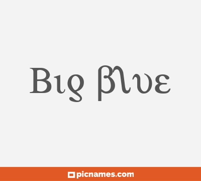 Big blue